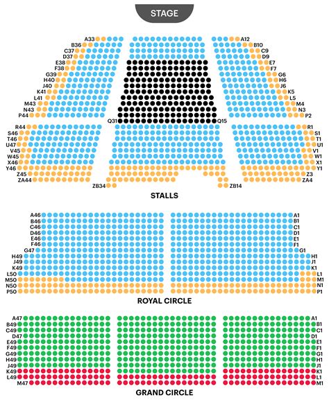 Lyceum Theatre Seating Plan .